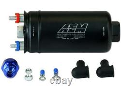 AEM 50-1005 400LPH Inline High Flow Fuel Pump Inlet -8 AN and -6AN Outlet