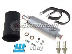 GENUINE WALBRO/TI Automotive GSL395 Inline TBI Fuel Pump 15PSI 130LPH +Fittings