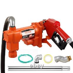 VEVOR Fuel Transfer Pump Gasoline Pump 20GPM 12V with Hose & Nozzle for Diesel