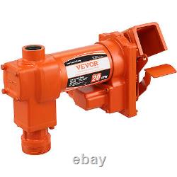 VEVOR Fuel Transfer Pump Gasoline Pump 20GPM 12V with Hose & Nozzle for Diesel