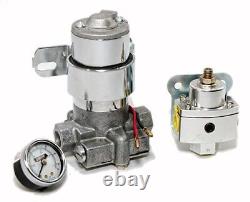 Pompe à carburant électrique à débit élevé 140GPH universelle avec régulateur et kit manomètre de pression