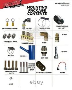 Système de pompe à carburant Fass adapté à Dodge Cummins Diesel 5.9l 98.5-04 100gph en titane